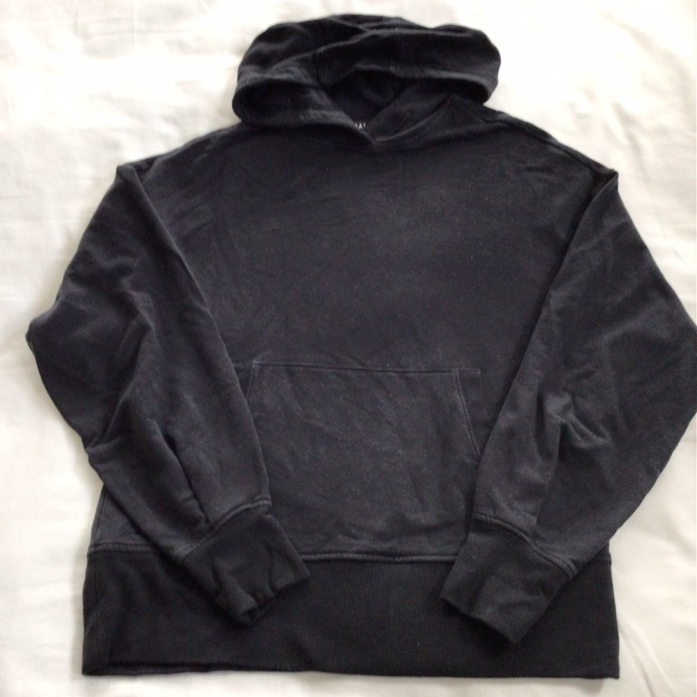 Athleta Balance Hooded Sweathirt Black Sz XS
